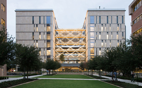 Exterior of the Engineering Education and Research Center
