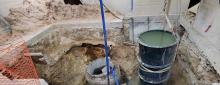UNB Student Union water leaks repair