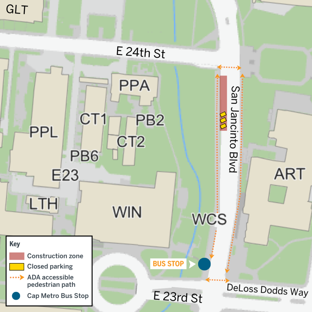  Intermittent Pedestrian Impacts on San Jacinto Blvd
