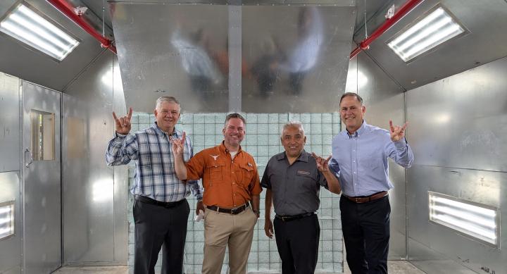 Services Paint Booth Ribbon Cutting
